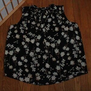 Simply Vera Vera Wang Petite Floral Print Sheer Tank Top